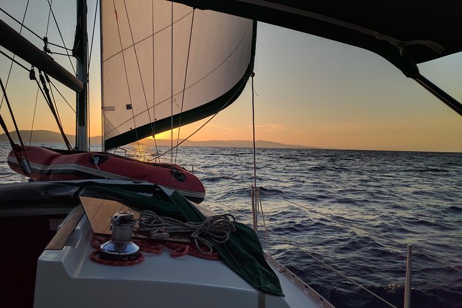 3 hours Kassandra Sunset or Day sailing yacht tour - A good fit for couples and older children