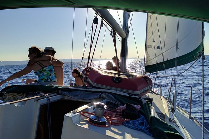 3 hours Neos Marmaras: Day or Sunset Sailing Tour Coves & Islands - Kelyfos Island and the one-hour stop