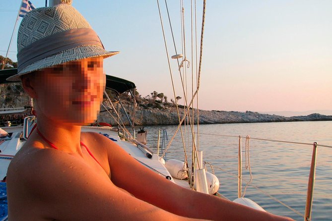 3 hours Neos Marmaras: Day or Sunset Sailing Tour Coves & Islands - Swimming in clear water, with a few cautions