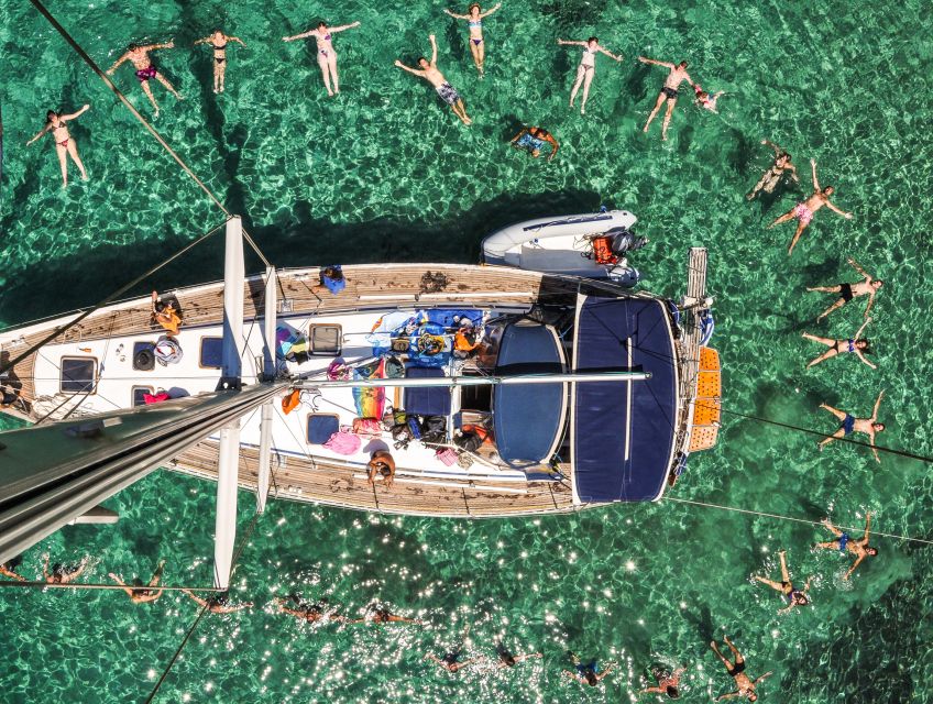 Adamas: Milos & Polyaigos Full-Day Sailboat Tour with Lunch - Gerakas offers another swim in emerald water