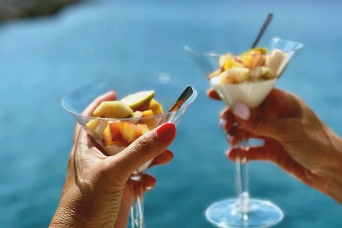 Agios Nikolaos: Private Catamaran Cruise with Meal & Drinks - Cruising toward Spinalonga