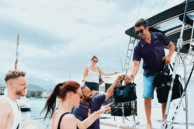Agios Nikolaos: Private Catamaran Cruise with Meal & Drinks - What the full five hours feel like