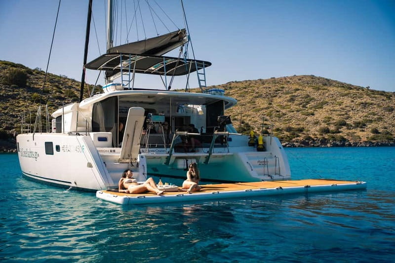 Agios Nikolaos: Sailing Trip Catamaran Lunch and Water Toys - Key points to know before booking
