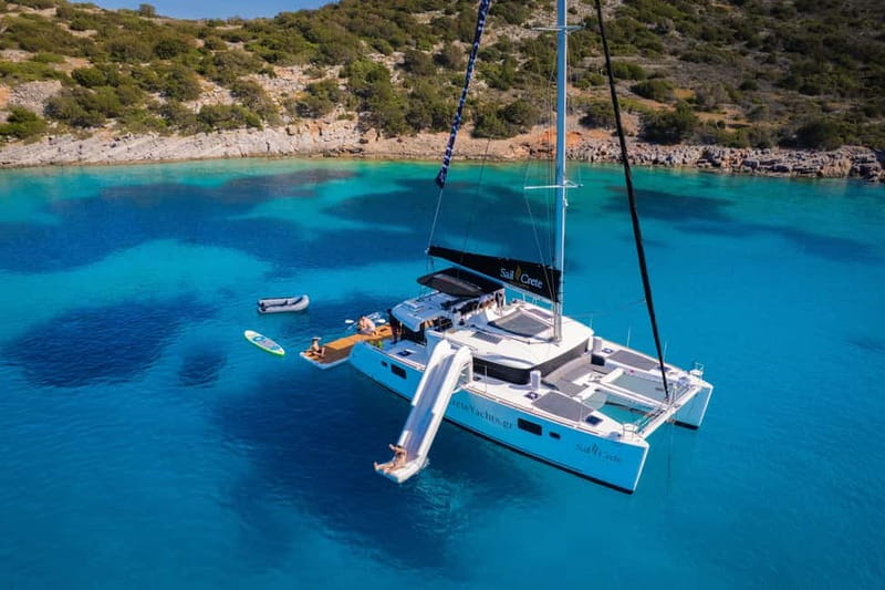 Agios Nikolaos: Sailing Trip Catamaran Lunch and Water Toys - Seeing Spinalonga from the water