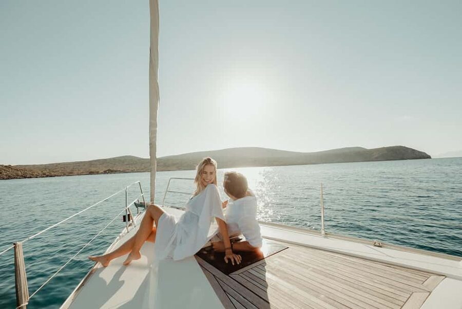 Agios Nikolaos: Spinalonga and Kolokitha Island Sailing Trip - One hour across Mirabello Bay