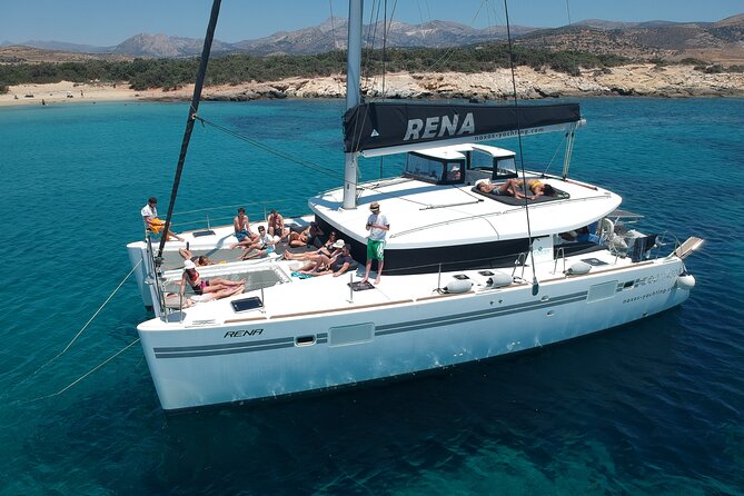 All-Inclusive Catamaran Day Cruise - The route: Naxos, Paros, and secluded coves