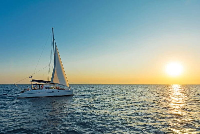 Athens: Half-Day Sunset Catamaran Cruise with Meal & Drinks - Sunset Views, With One Important Timing Warning