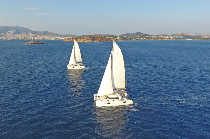 Athens Private Luxury Catamaran Cruise with Traditional Greek Meal and BBQ - A five-hour escape from Athens
