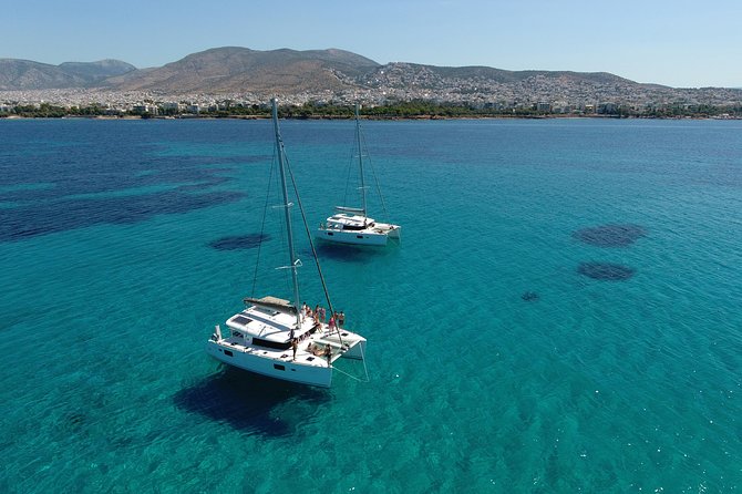 Athens Private Luxury Catamaran Cruise with Traditional Greek Meal and BBQ - Pickup makes the day easier