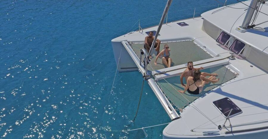 Athens: Riviera Catamaran Cruise with Meal and Drinks - From central Athens to Alimos Marina