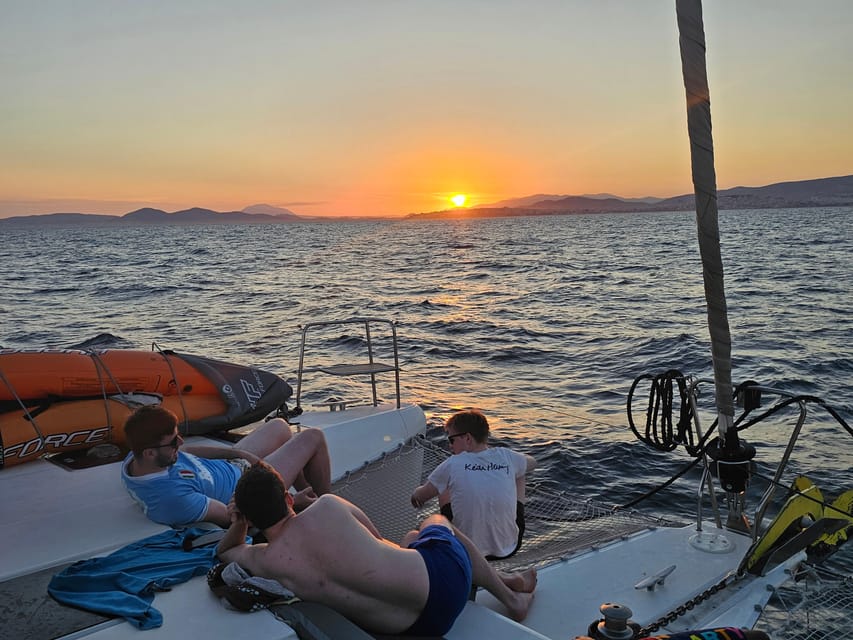 Athens: Riviera Catamaran Tour with Fresh Meal and Drinks - What the $144 price really includes