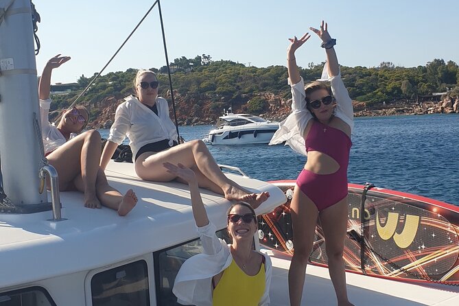 Athens Riviera Catamaran tour with fresh Meal Drinks and Swimming - Morning Cruise or Sunset Cruise?