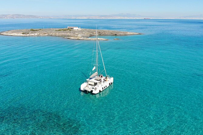 Athens Semi private Morning Catamaran cruise with meal & drinks - Lunch on the catamaran