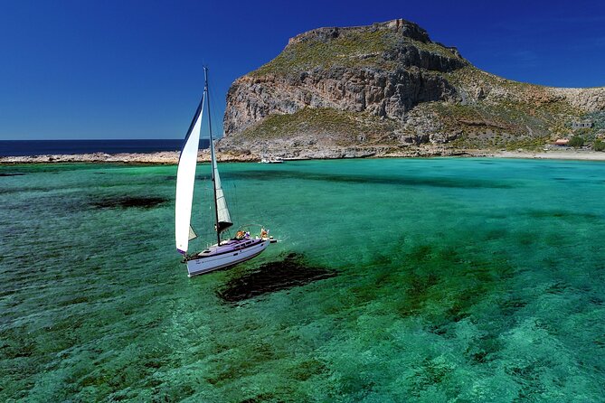 Balos Beach and Gramvousa island shared group Sailing Cruise - Climbing to Gramvousa Fortress