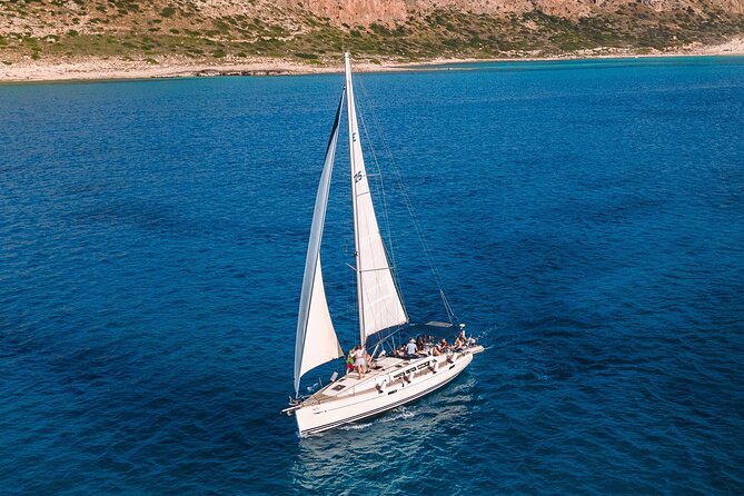 Balos Beach and Gramvousa island shared group Sailing Cruise - Gramvousa Island gives you the first swim
