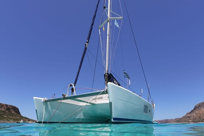 Balos Catamaran Private Sailing Cruise with Lunch - Gramvousa Island and the Fortress Walk