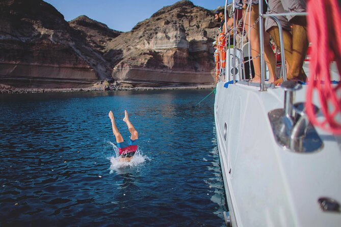 Beautiful Day Catamaran Caldera Cruise incl. Meal & Drinks - How the price of $114.89 works out