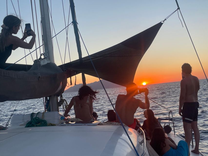Catamaran Afternoon Cruise: Kleftiko half day with sunset - From Adamas to Agia Kiriaki at 14:30
