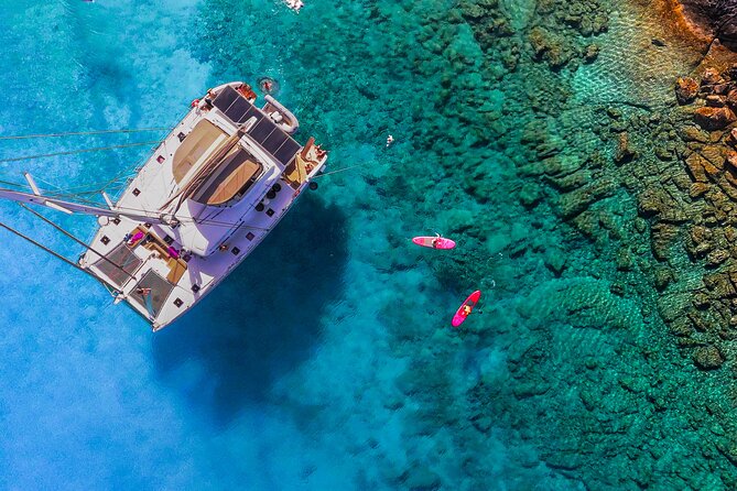 Catamaran Cruise to Dia Island with Meal and Water Activities - Sailing from Heraklion into open water