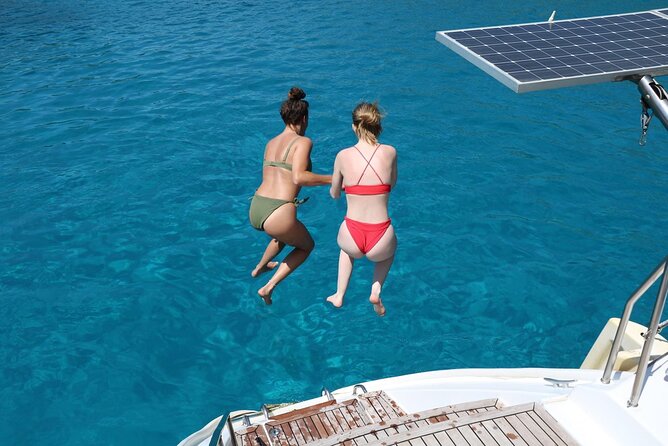 Catamaran Cruises Rhodes - 6 Hours Day Cruise ALL INCLUSIVE - Anthony Quinn Bay, the first hour in the water
