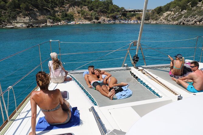 Catamaran Cruises Rhodes - 6 Hours Day Cruise ALL INCLUSIVE - Food, drinks, music, and the boat itself