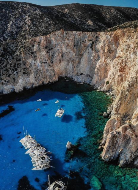 Catamaran Full Day Cruise - Blue Waters on uninhabited Polyaigos