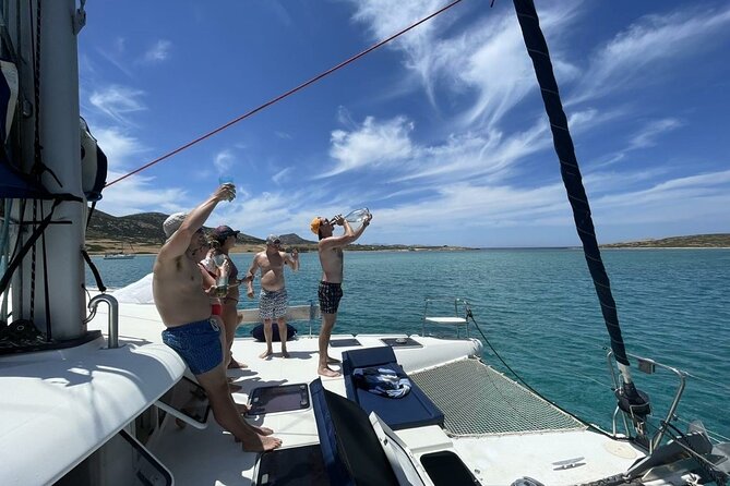 Catamaran Semi Cruise Paros Antiparos includes Food and Drinks - Key things to know before booking