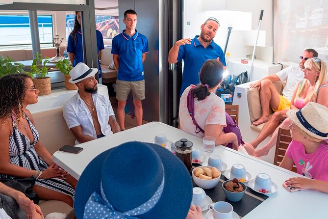 Chania: Afternoon Catamaran trip - Dinner, Drinks & Sunset - Setting out from Kolymvari on a modern catamaran