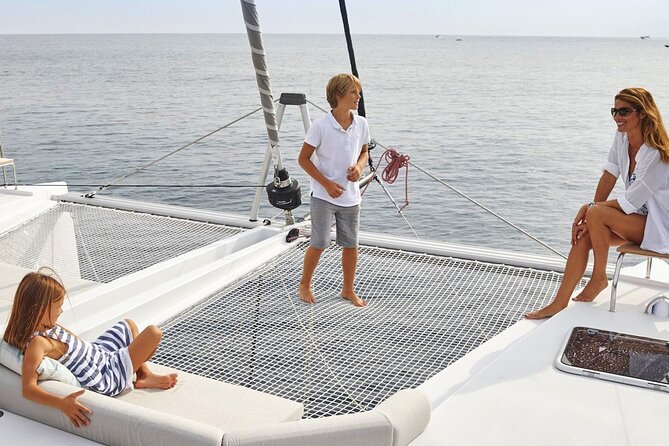 Chania: Morning Catamaran Cruise with Premium Lunch & Drinks - One hour across the Cretan coast