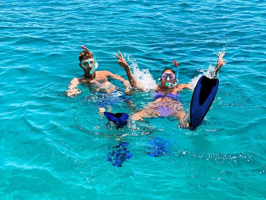 Chania Old Port: All-inclusive Catamaran Trip Agioi Theodori - More swimming, shade, and an easy ride home