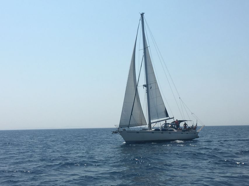 Chios: Sailing Boat Cruise to Oinouses with Meal & Drinks - BBQ Lunch With Meat and Vegetarian Choices