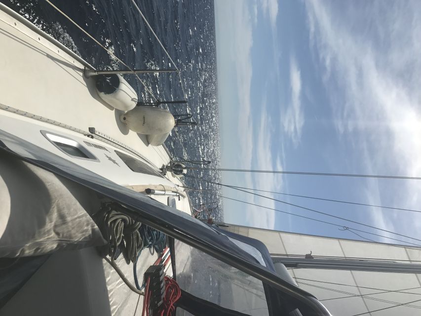 Chios: Sailing Boat Cruise to Oinouses with Meal & Drinks - Sailing Back Toward Chios Around 4:30 PM