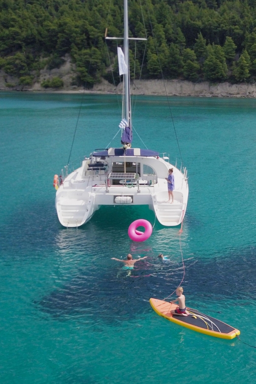 Corfu: Half Day Private Cruise on Lagoon Catamaran - Celebrations and special occasions aboard