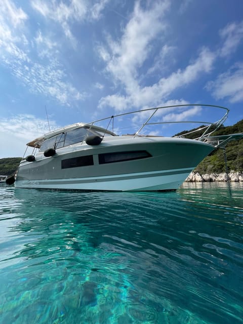 Corfu : Private Motor-Yacht Cruise with Corfu Town Views - Swim stops, snorkelling, and time away from the sights