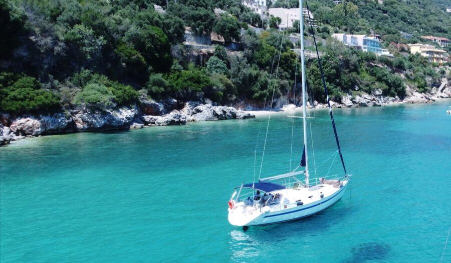 Corfu: Private Sailing Yacht Cruise - Setting out from the marina toward Corfu Old Town