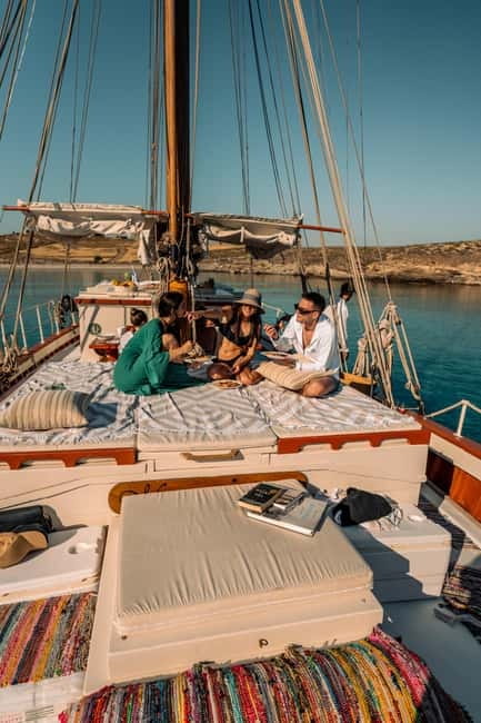 Corfu: Sunset Cruise on a Traditional Wooden Sailing Yacht - Setting out from Benitses Marina