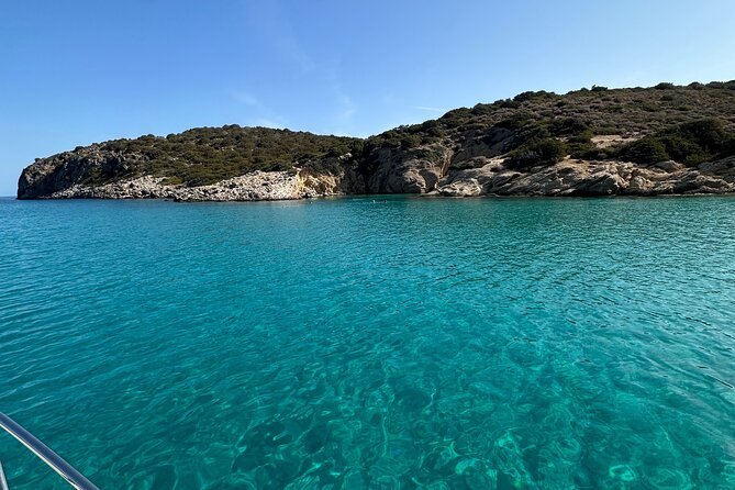 Crete Yacht Cruises 5 Hours Private Guided Cruise in Ag Nikolaos - Swimming, snorkeling, fishing, and sea scooters