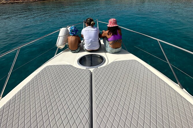 Crete Yacht Cruises 5 Hours Private Guided Cruise in Ag Nikolaos - Cruising toward Kolokithia Beach