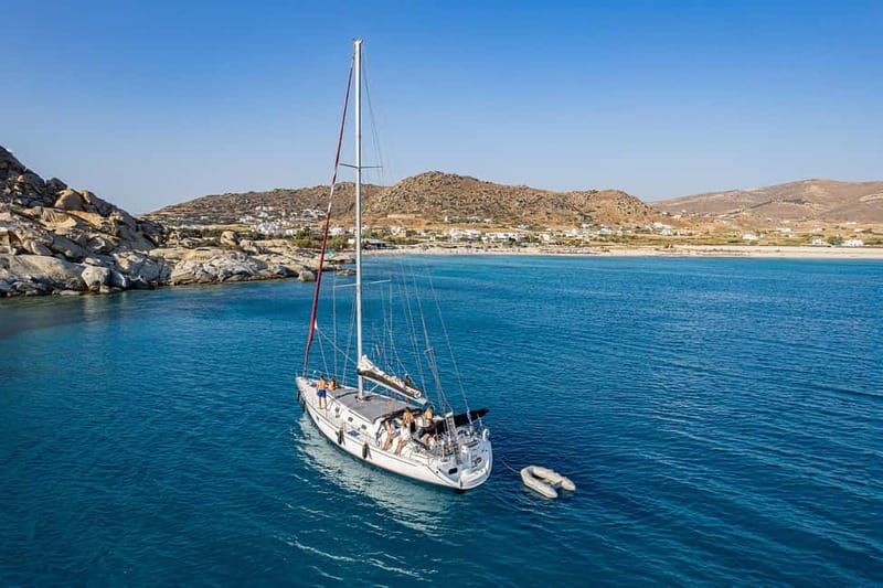 Daily Sailing experience between Naxos and Paros coastline - The Crew Makes the Difference