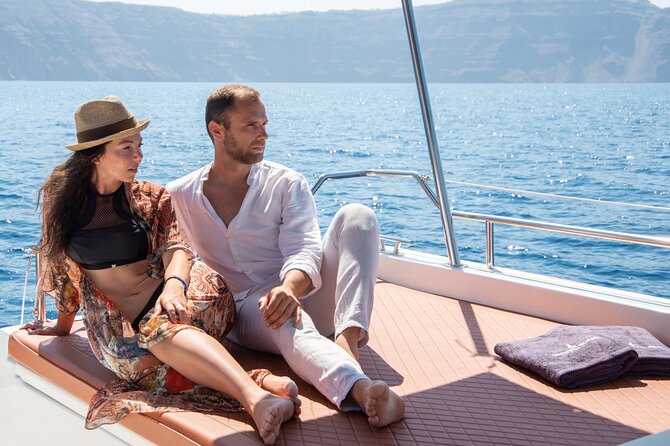 Diamond 36 Private Motor Yacht Caldera Cruise - The crew makes the day feel personal