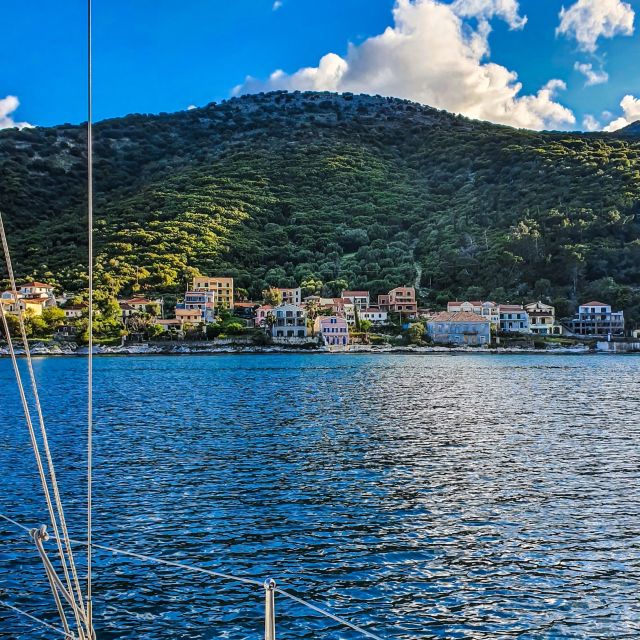 From Agia Efimia: All Inclusive Sailing Day Trip to Ithaca - Leaving Agia Efimia on the yacht Lily