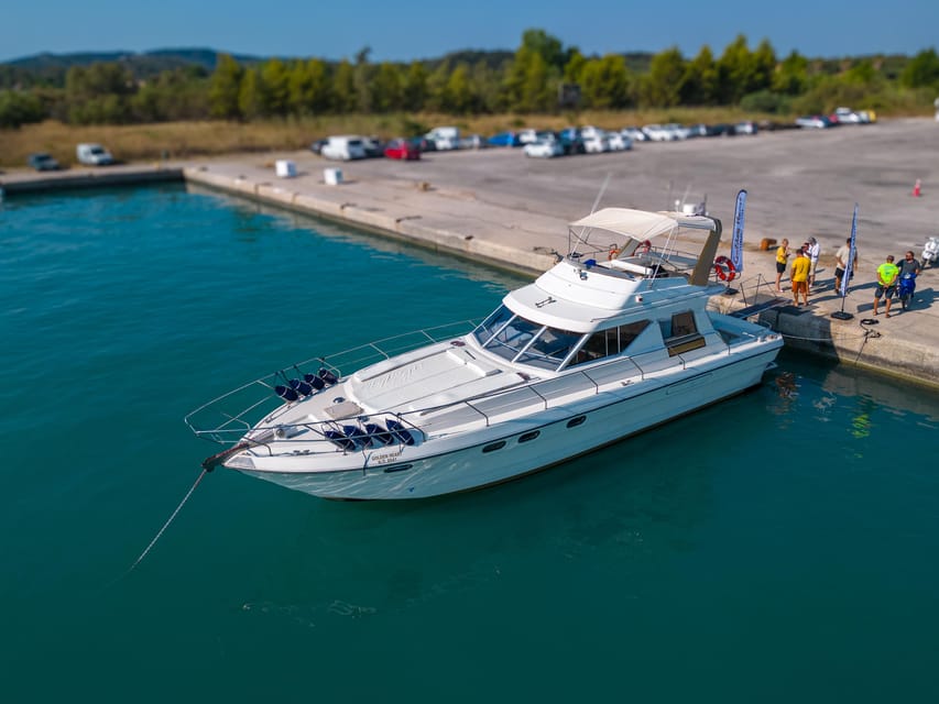 From Corfu: Luxury Yacht Cruise to Paxos and Antipaxos - Leaving Lefkimmi for Paxos