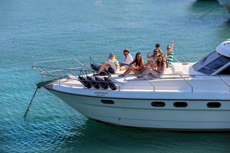 From Corfu: Luxury Yacht Cruise to Sivota and Blue Lagoon - Papanikolis Cave, a short look at the coast