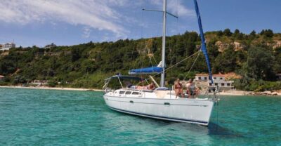 From Nea Fokea: Chalkidiki 6-Hour Cruise by Sailing Boat