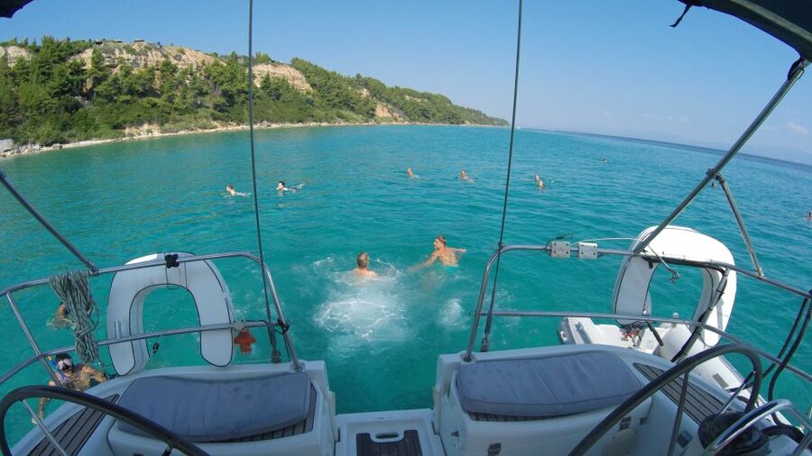 From Nea Fokea: Chalkidiki 6-Hour Cruise by Sailing Boat - The return to Nea Fokea keeps the day simple