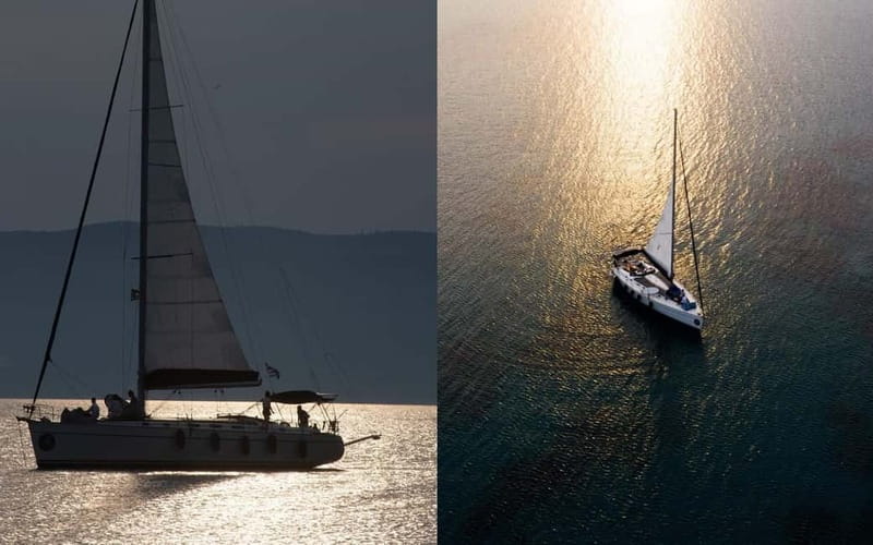 From Skiathos Marina: Yacht Sailing Day Trip with Lunch - Lunch at a small Skopelos harbor