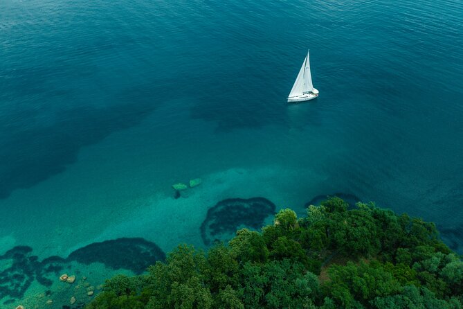 Full Day Cruise on Sailing Yacht in Corfu Island - Strogylo Beach: Three Hours in Clear Water