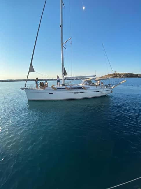 Full Day Naxos Exploration Yacht Tour - Setting sail on a 51-foot yacht