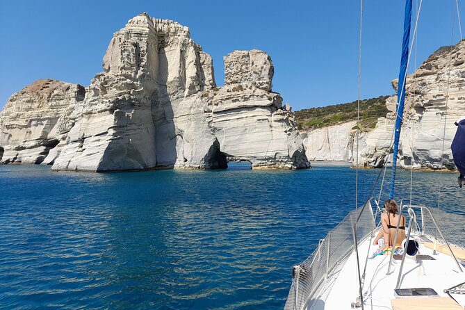 Full day private sailing cruise around Milos island - Agios Dimitrios closes the route