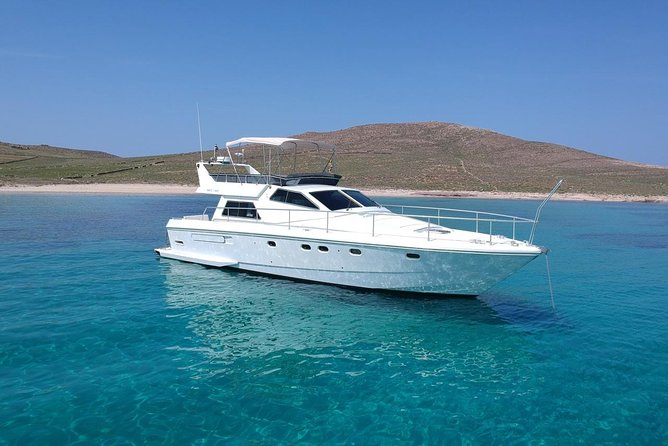 Full Day Private Yacht Cruise in Mykonos on a Ferretti Altura 52s - Exploring Mykonos from the water